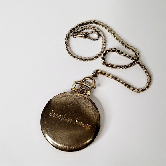 Vintage CARAVELLE Pocket Watch Swiss 17 Jewel Model 8222 Working Movement 1960s - Picture 6 of 7